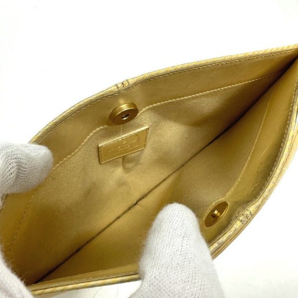 LOUIS VUITTON Epi Pochette- Demilune Shoulder Bag Epi Leather Beige - Picture 12 of 12